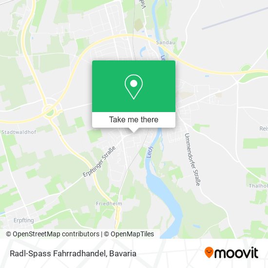 Radl-Spass Fahrradhandel map