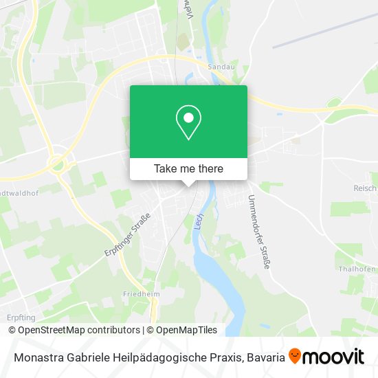 Monastra Gabriele Heilpädagogische Praxis map