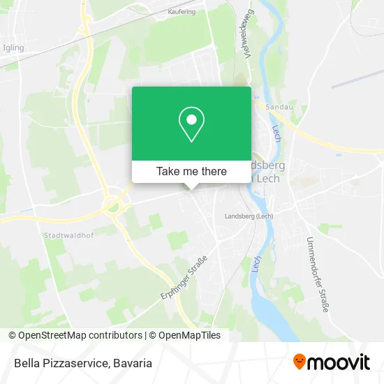 Карта Bella Pizzaservice