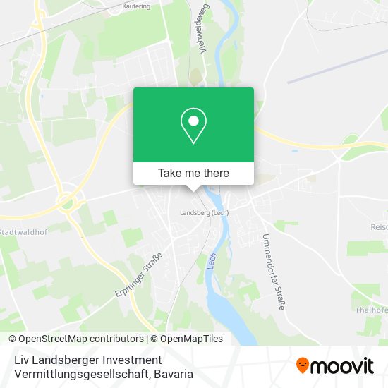 Карта Liv Landsberger Investment Vermittlungsgesellschaft