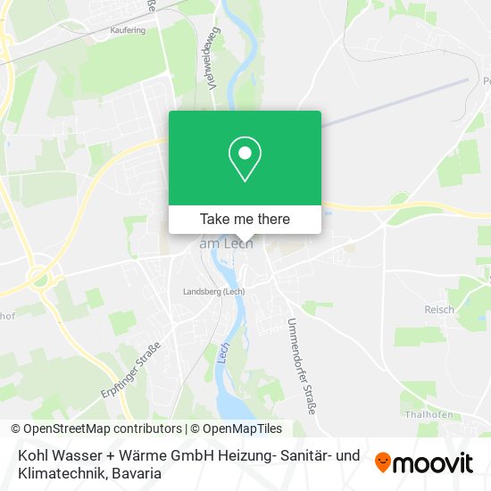 Kohl Wasser + Wärme GmbH Heizung- Sanitär- und Klimatechnik map