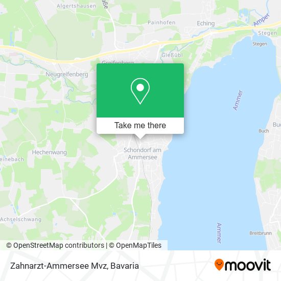 Zahnarzt-Ammersee Mvz map