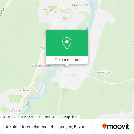 Jokalou Unternehmensbeteiligungen map