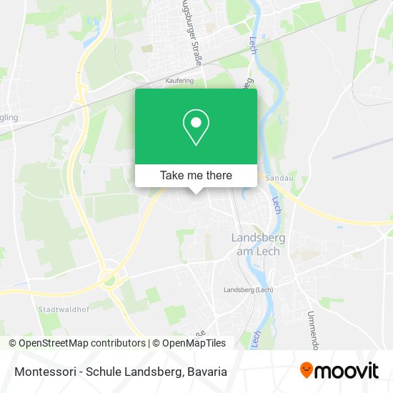 Montessori - Schule Landsberg map