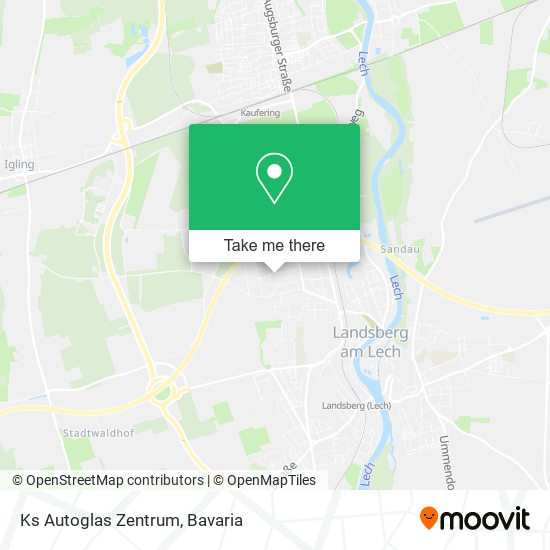 Ks Autoglas Zentrum map