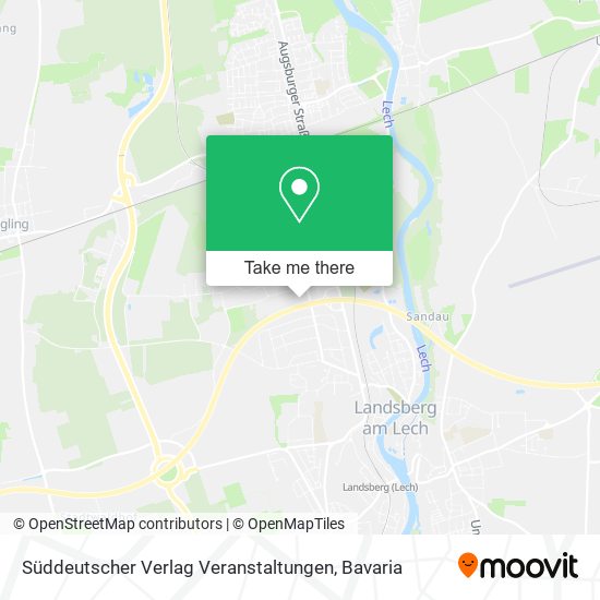 Süddeutscher Verlag Veranstaltungen map