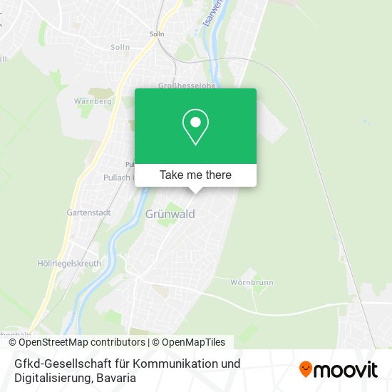 Gfkd-Gesellschaft für Kommunikation und Digitalisierung map