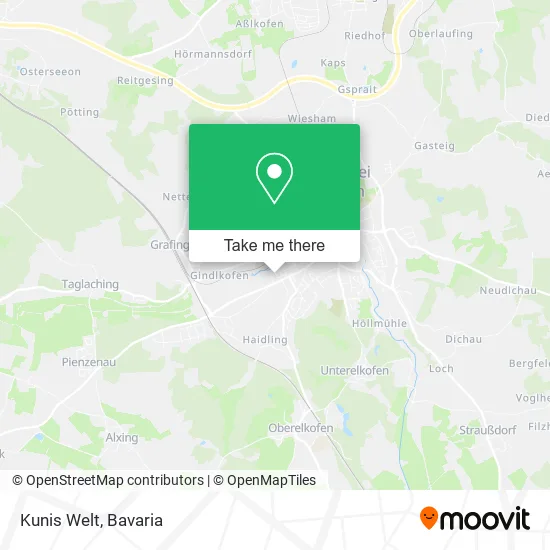Kunis Welt map