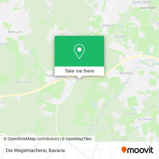 Карта Die Wegemacherei