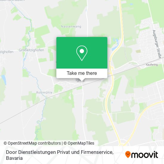 Door Dienstleistungen Privat und Firmenservice map