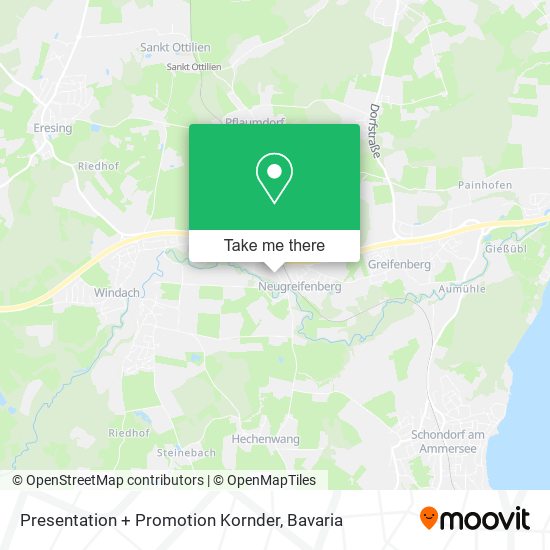 Presentation + Promotion Kornder map
