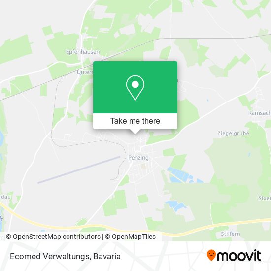 Ecomed Verwaltungs map