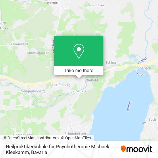 Heilpraktikerschule für Psychotherapie Michaela Kleekamm map