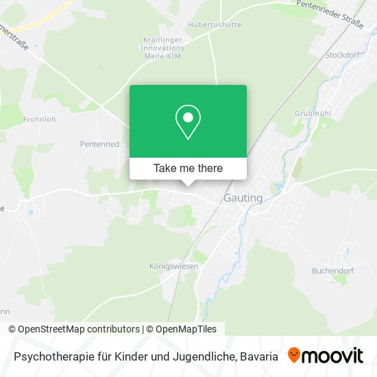 Psychotherapie für Kinder und Jugendliche map