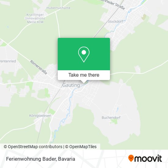 Ferienwohnung Bader map