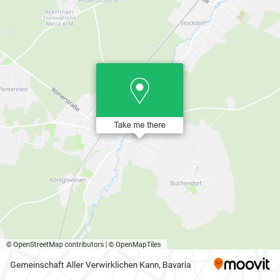 Gemeinschaft Aller Verwirklichen Kann map