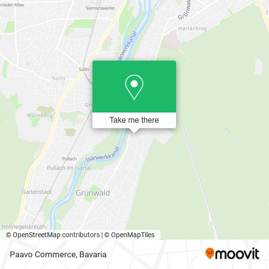 Paavo Commerce map