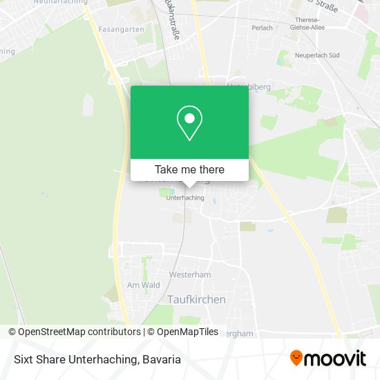 Sixt Share Unterhaching map