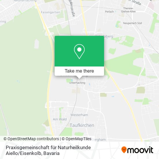 Карта Praxisgemeinschaft für Naturheilkunde Aiello / Eisenkolb