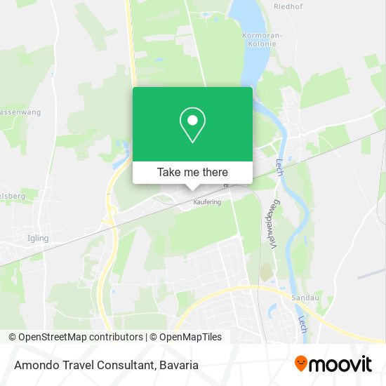 Amondo Travel Consultant map