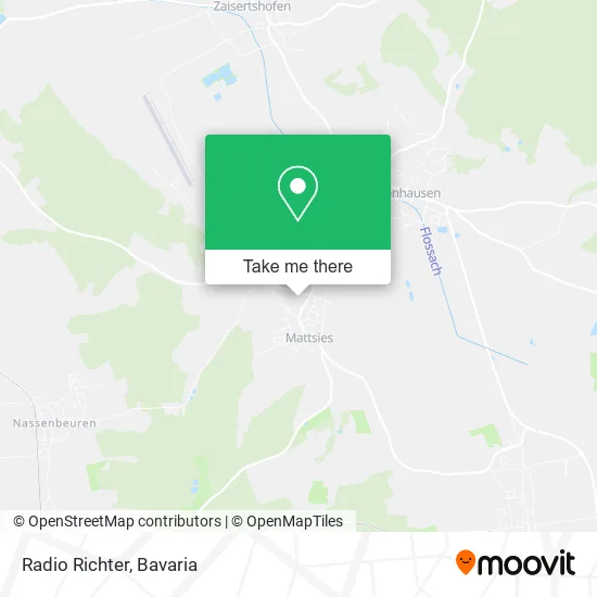 Карта Radio Richter