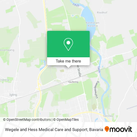 Карта Wegele and Hess Medical Care and Support