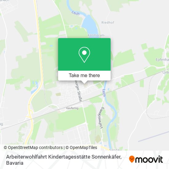 Arbeiterwohlfahrt Kindertagesstätte Sonnenkäfer map