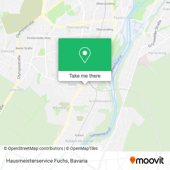 Hausmeisterservice Fuchs map