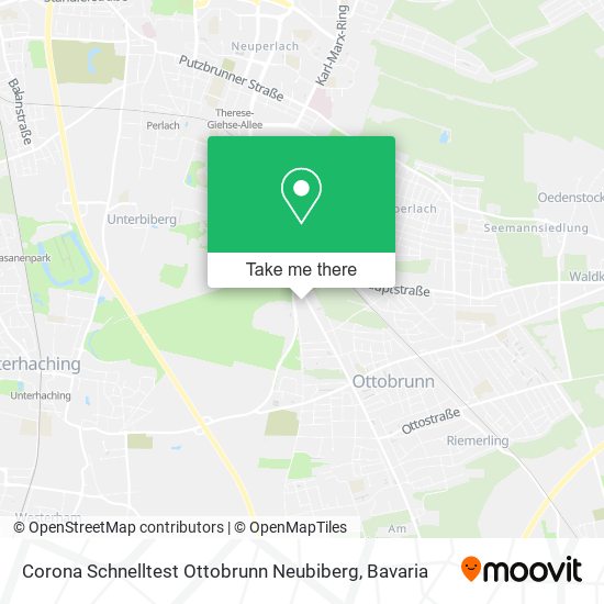 Corona Schnelltest Ottobrunn Neubiberg map