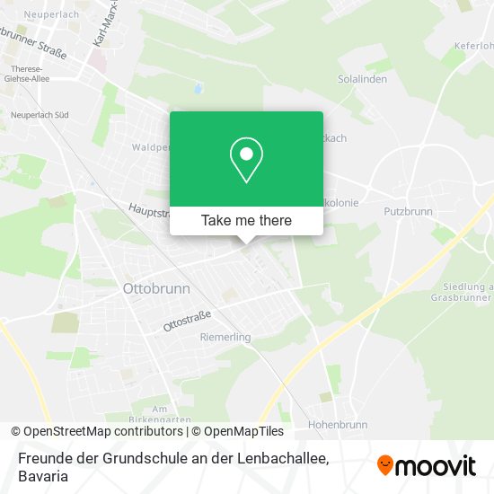 Freunde der Grundschule an der Lenbachallee map