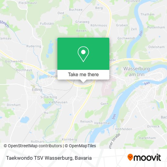 Taekwondo TSV Wasserburg map