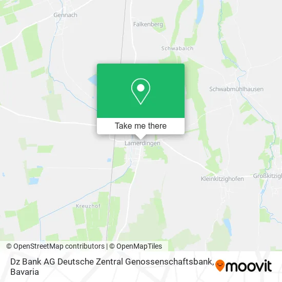 Карта Dz Bank AG Deutsche Zentral Genossenschaftsbank