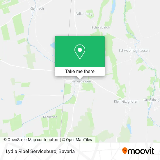 Карта Lydia Ripel Servicebüro
