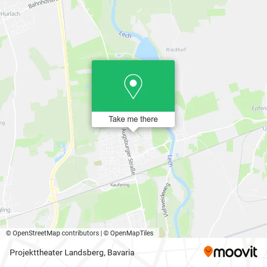 Карта Projekttheater Landsberg