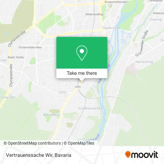 Карта Vertrauenssache Wir