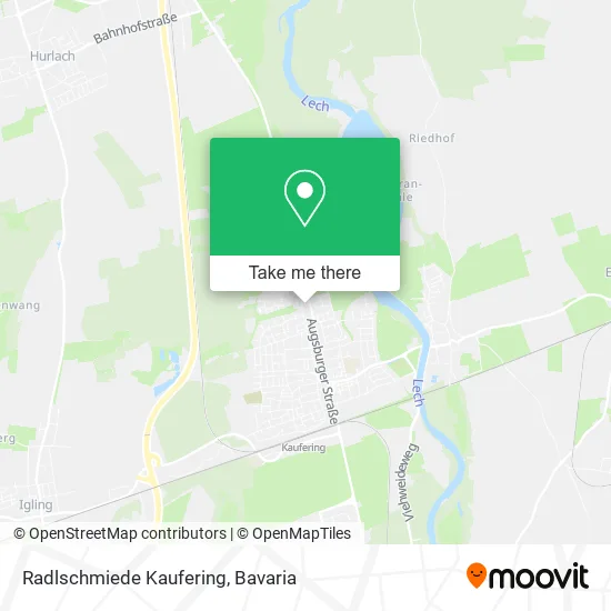 Карта Radlschmiede Kaufering