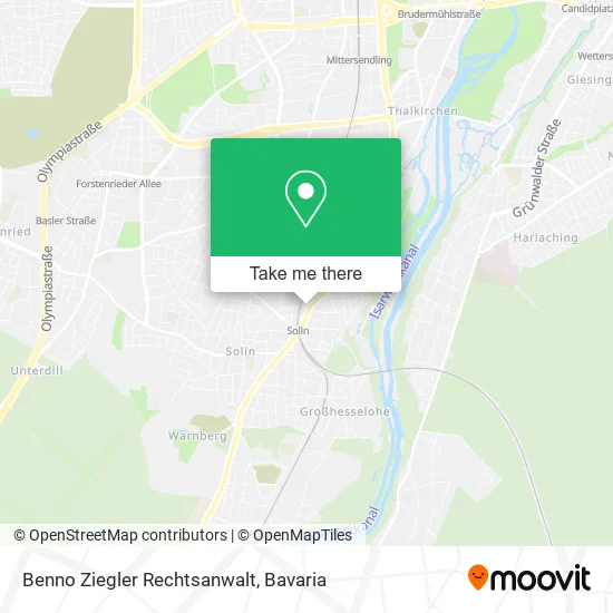 Карта Benno Ziegler Rechtsanwalt