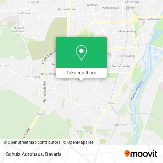 Schulz Autohaus map