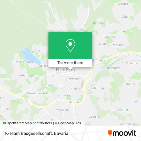 K-Team Baugesellschaft map