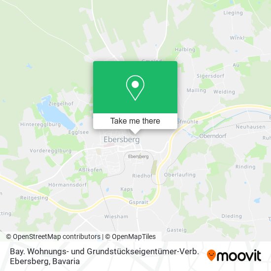 Bay. Wohnungs- und Grundstückseigentümer-Verb. Ebersberg map