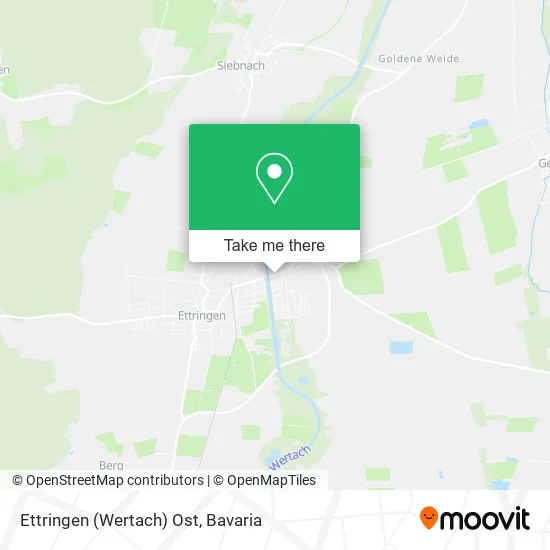 Карта Ettringen (Wertach) Ost