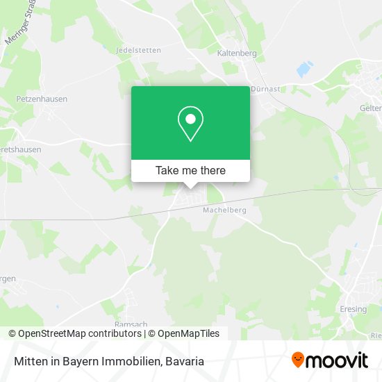 Mitten in Bayern Immobilien map