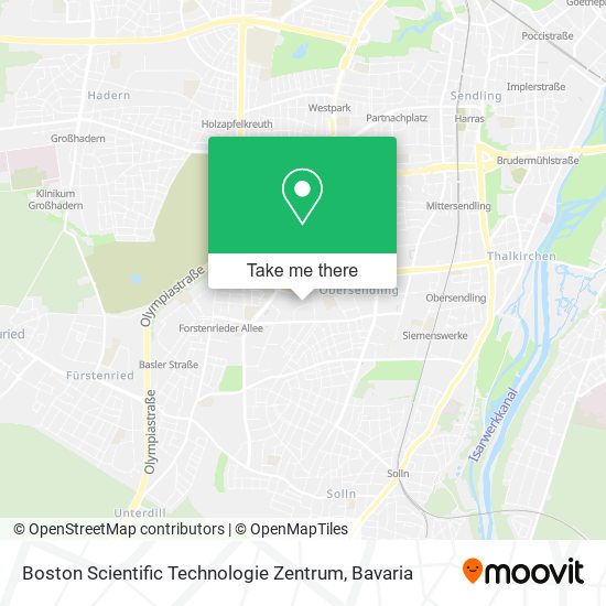 Карта Boston Scientific Technologie Zentrum