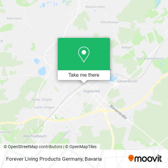 Forever Living Products Germany map