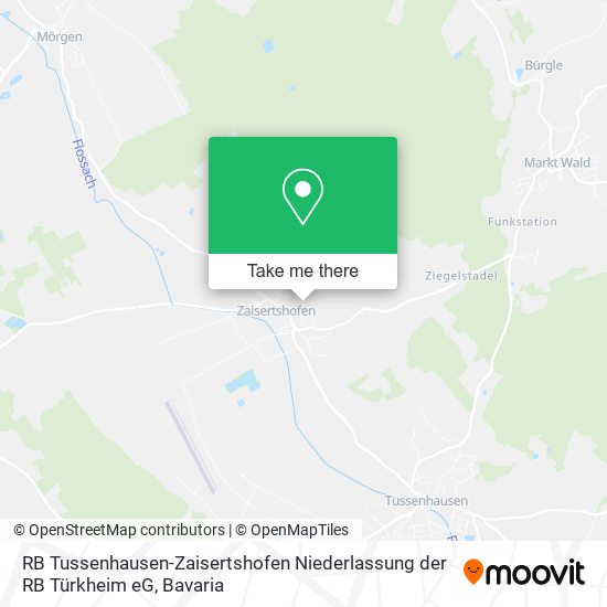 RB Tussenhausen-Zaisertshofen Niederlassung der RB Türkheim eG map