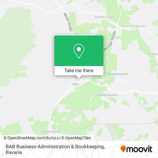 BAB Business-Administration & Bookkeeping map