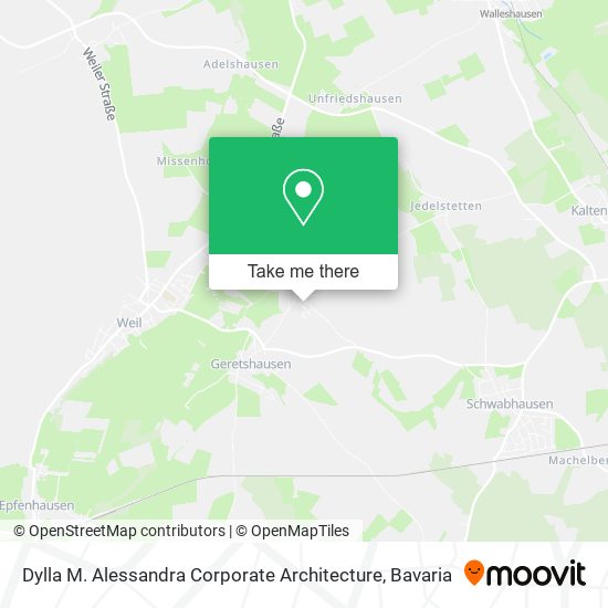 Dylla M. Alessandra Corporate Architecture map