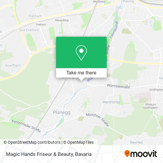 Magic Hands Friseur & Beauty map