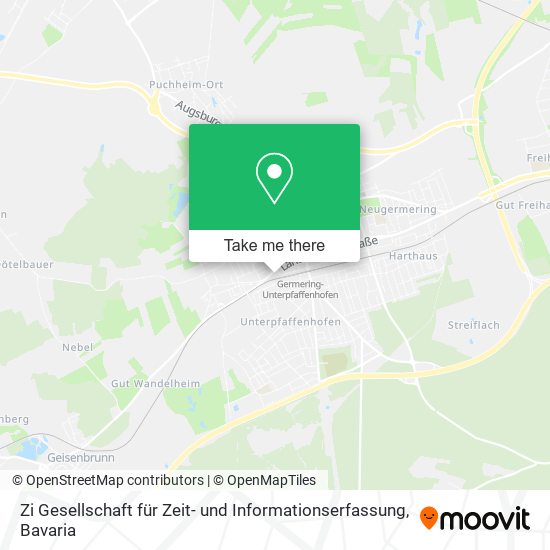 Zi Gesellschaft für Zeit- und Informationserfassung map