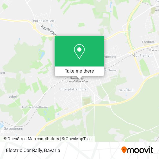 Electric Car Rally map